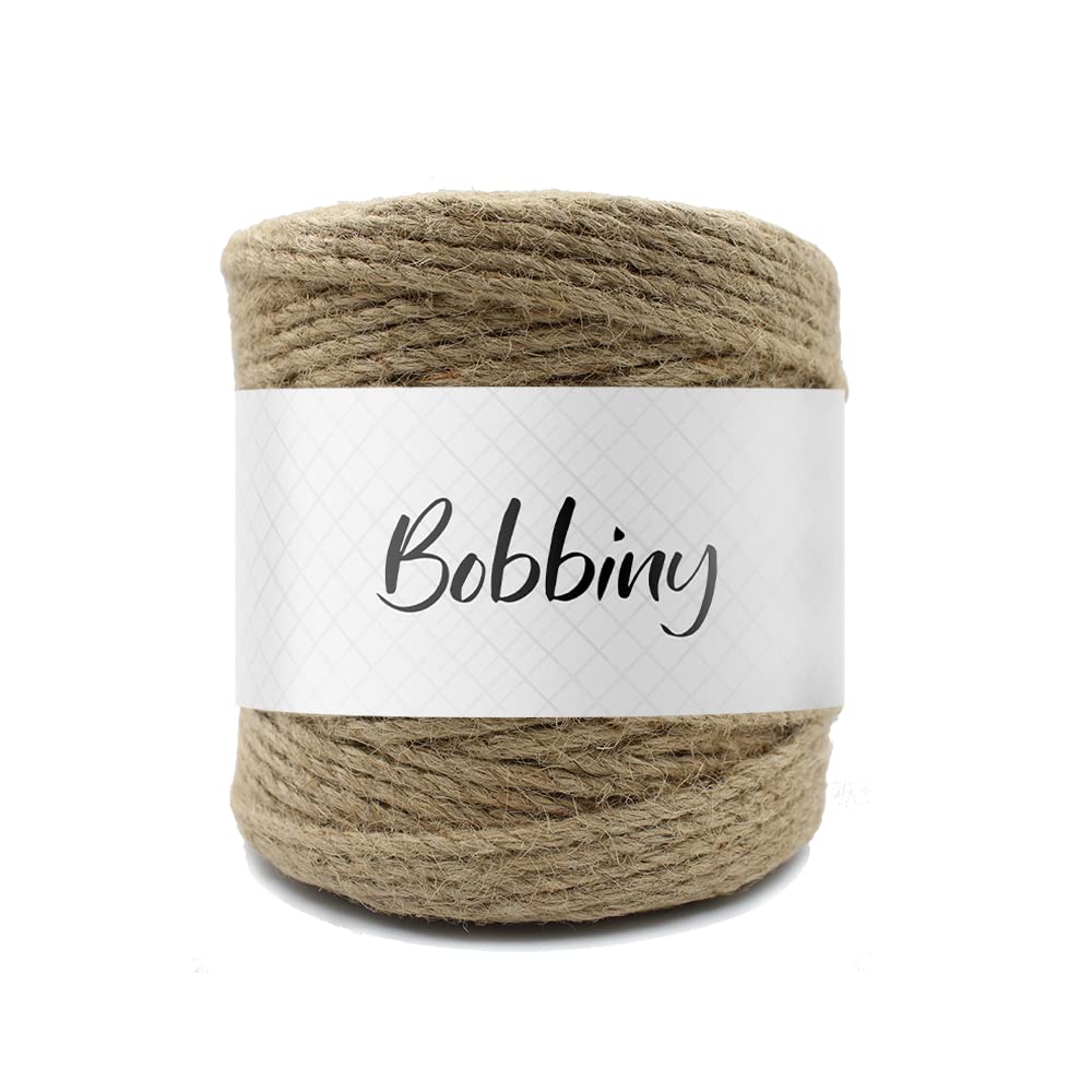 BOBBINY | Colored Strong Twisted Jute Twine Rope Linen Twine Rustic String Cord Rope, DIY Burlap String Rope, Party Gift Wrapping Cords Thread and Other Projects | Brown | 3mm, 20 Meters — Amazon image 9