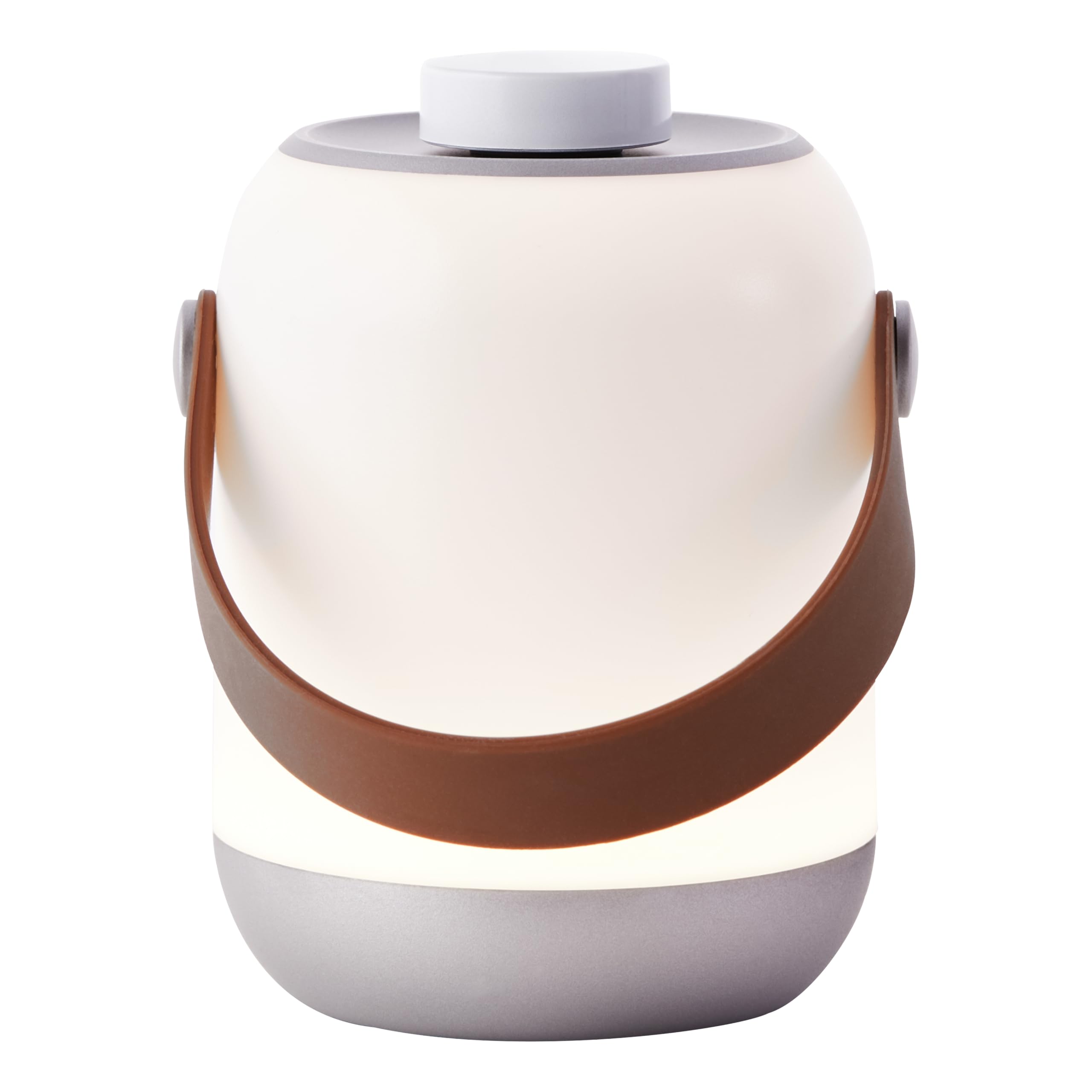Lightbox LED Tischlampe Outdoor - Akku Tischlampe kabellos & dimmbar - IP44 Gartenlampe, Camping Tischlampe - warmweiß 200 lm - 90h Leuchtdauer USB aufladbar