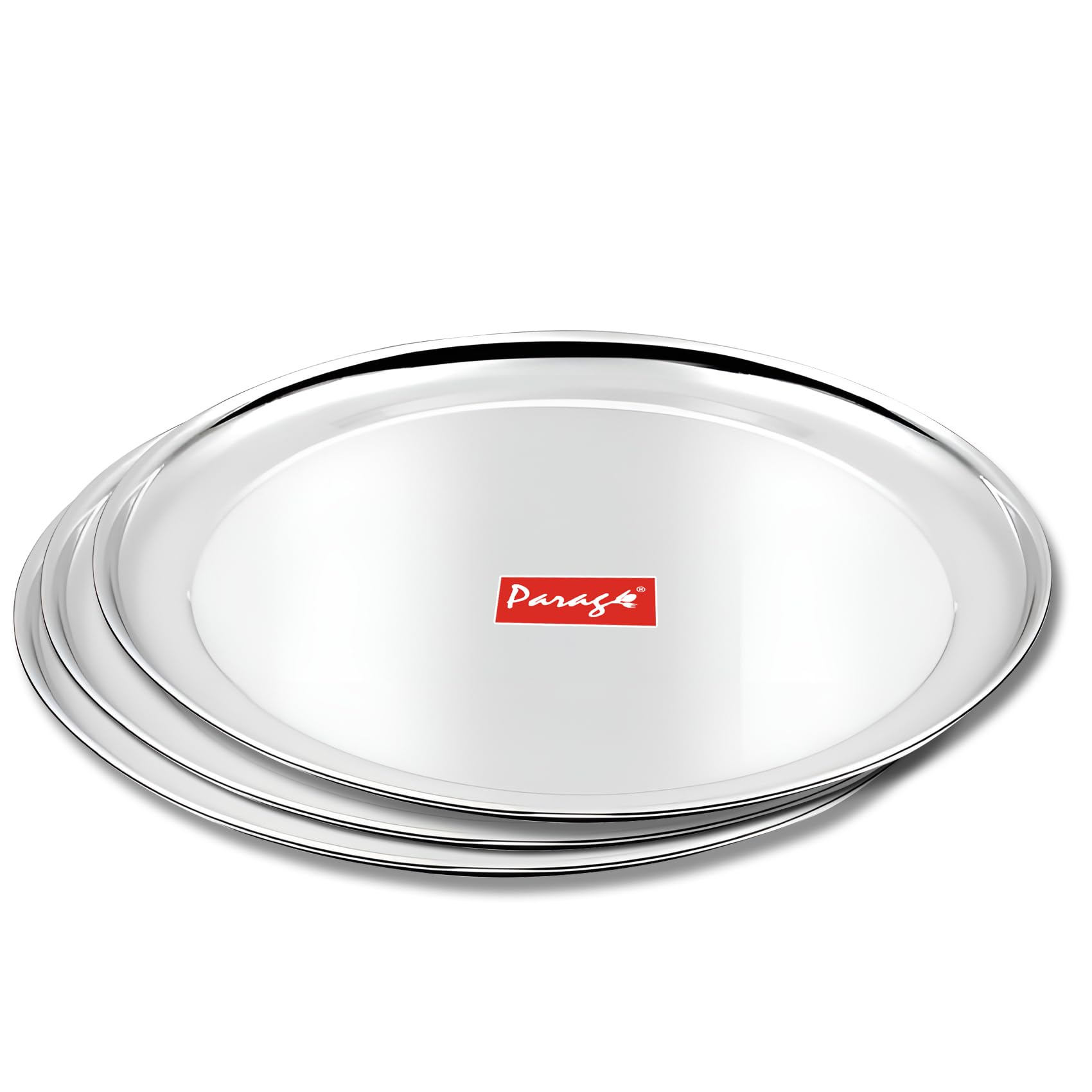 Parage Stainless Steel Plates - Set of 3 -1