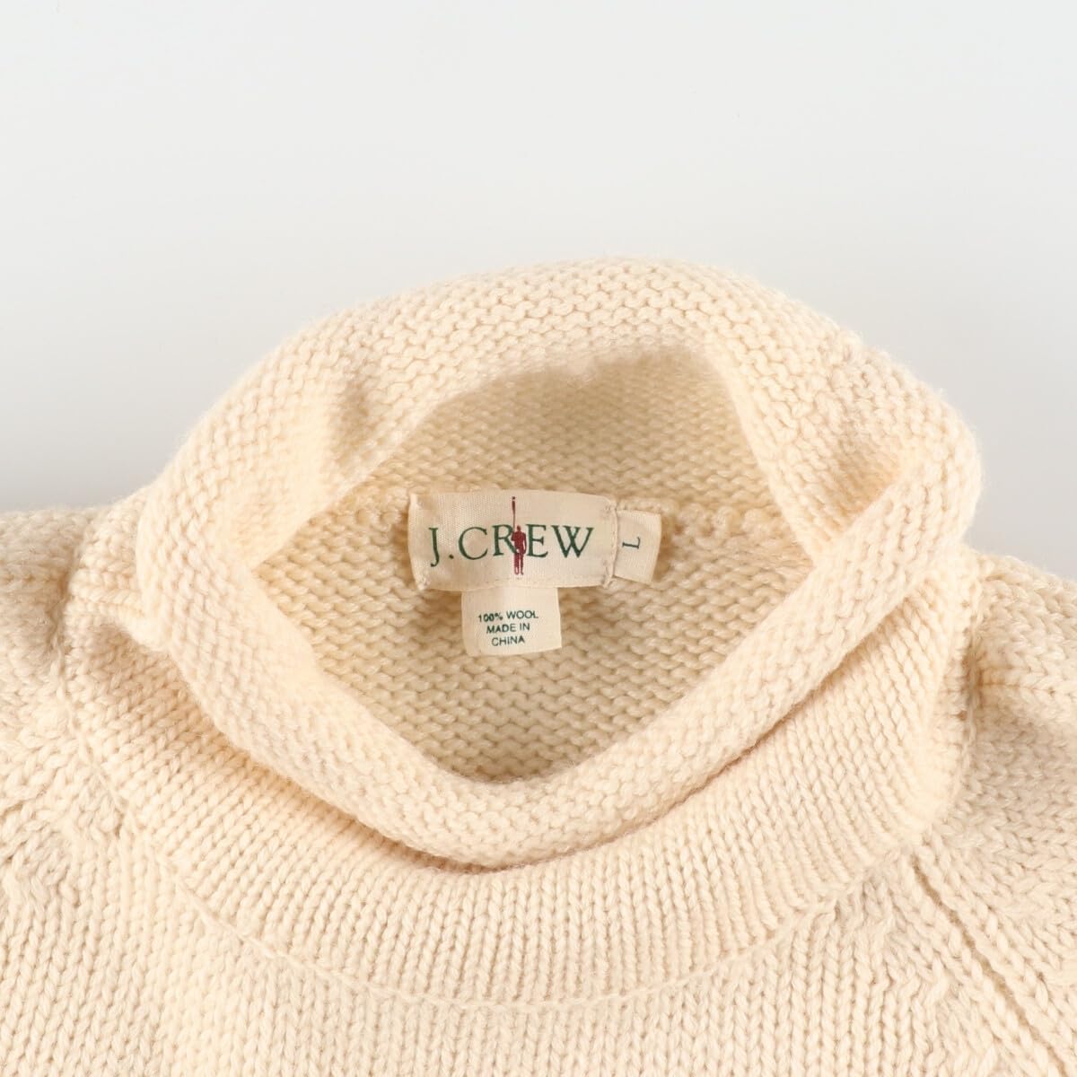Amazon.co.jp: 90年代 ジェイクルー J.Crew ロールネック ウールニット 