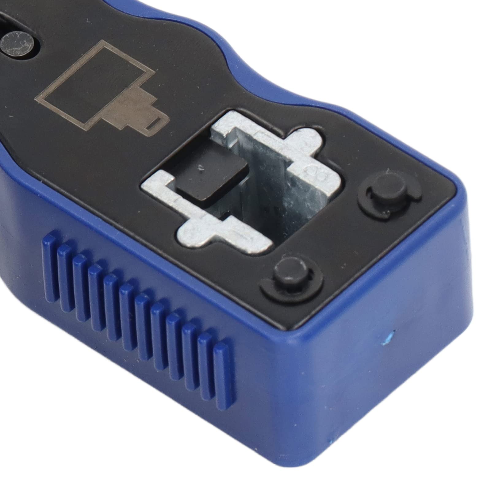 Kit d’outils de sertissage RJ45, ensemble d’outils de sertissage Ethernet comprenant 50 connecteurs RJ45 et un dénudeur de fils, outil de sertissage pour câbles réseau 8P adapté