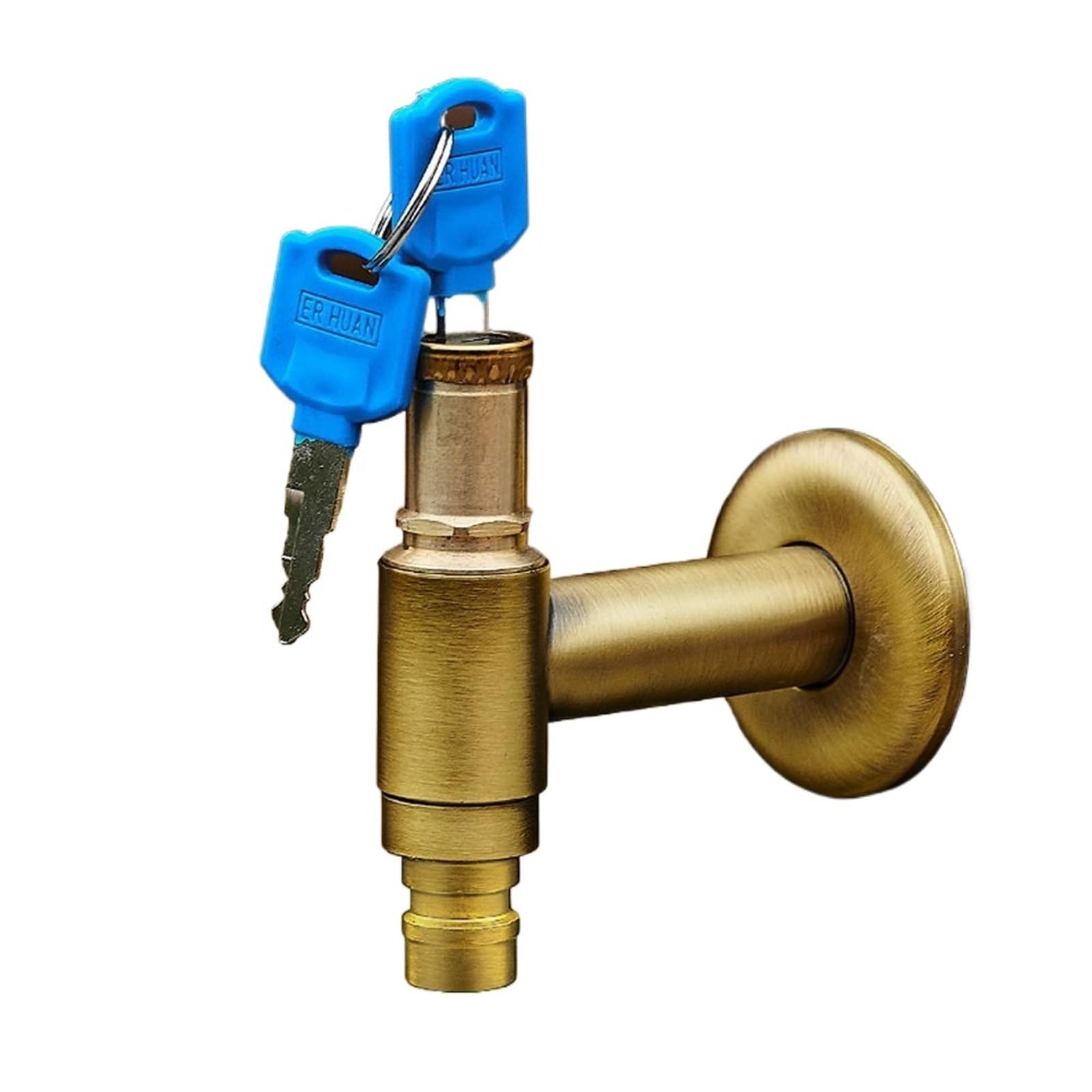 Outside Tap Carved Bibcock Brass Faucet Copper Outdoor Garden Taps for Washing Machine Luxury Toilet Mop(Model 17)