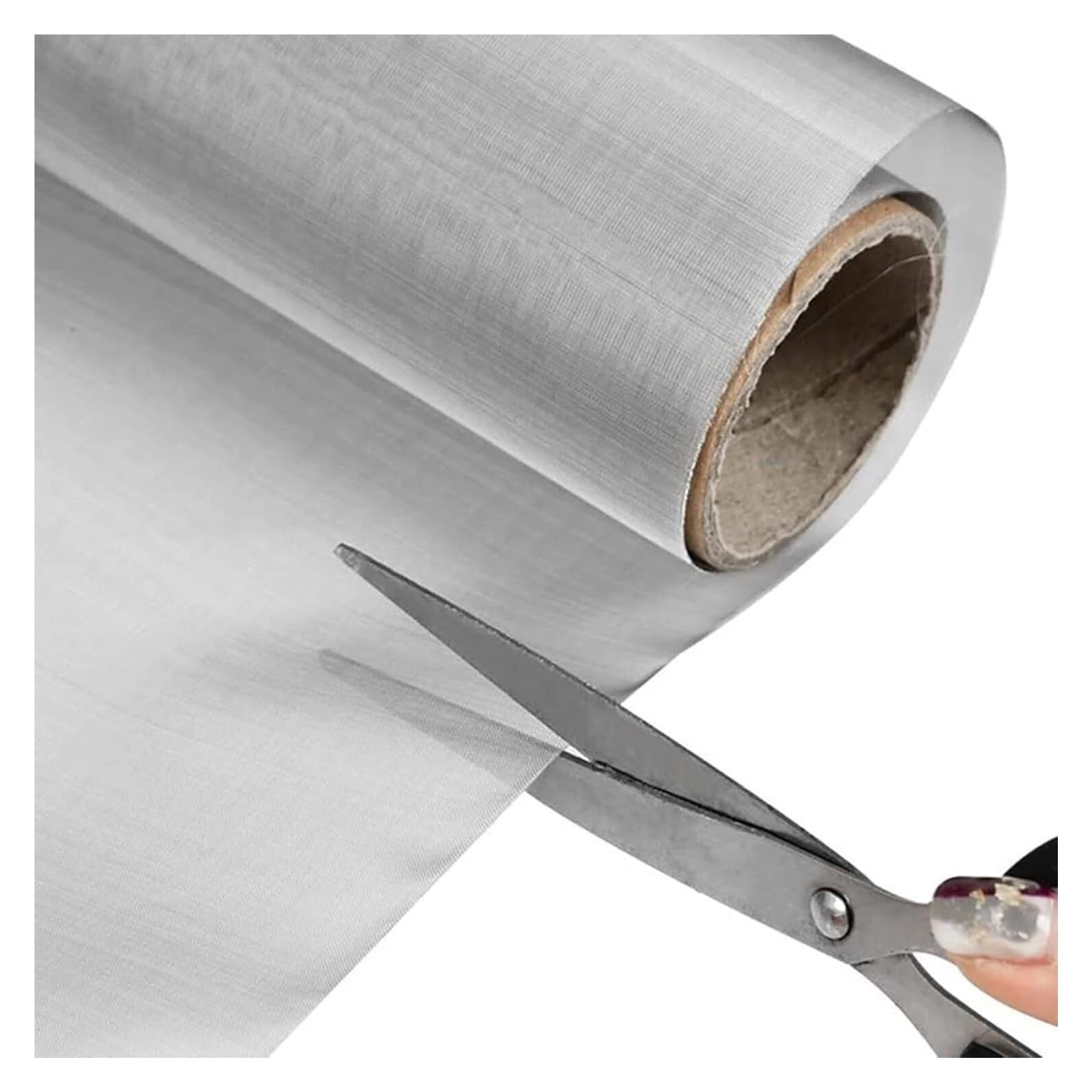 Edelstahl-Mesh-Rolle, feines Drahtgeflecht für Filtration, 300 Maschen, feines Siebnetz, langlebiges Lüftungsgitter für schwere Anwendungen, 30,5 cm breite Rolle