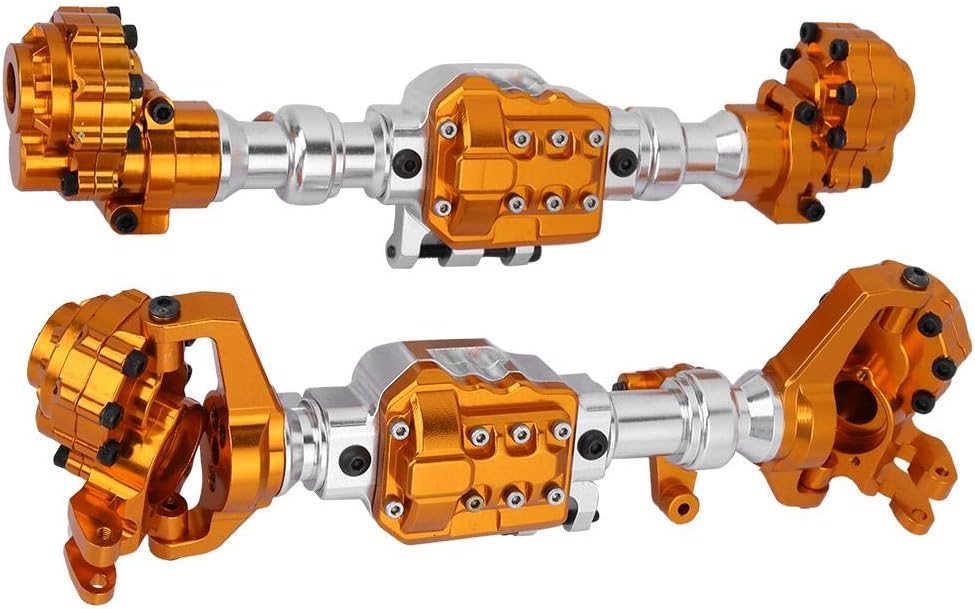 RC Axle Housing, Durable Heavy-Duty Front Rear Axle Kit for Model Truck Car Off-Road Racing and Hobbyist Upgrades