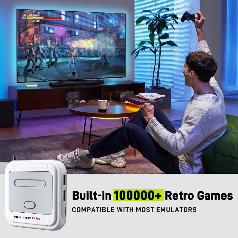 Miniatura 2 de Kinhank Super Console X Pro with 100000+ Games,TV & Game System in 1, Mini Retro Game Consoles for 4K HDAV Output,Compatible with 63+ Emulators,2