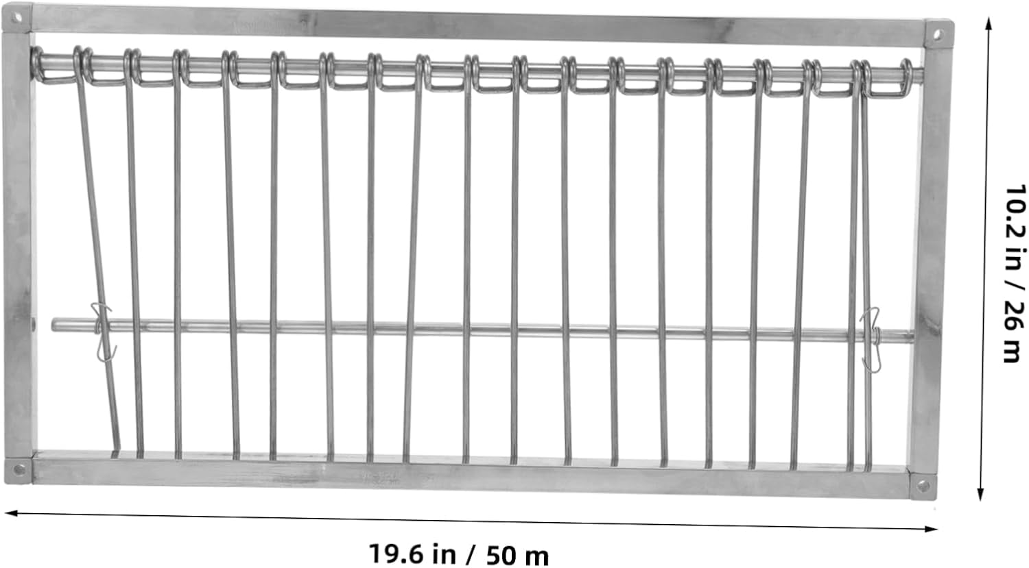 Yardwe Bird Cage Door for Pigeon Stainless Steel House Install for Racing Pigeons