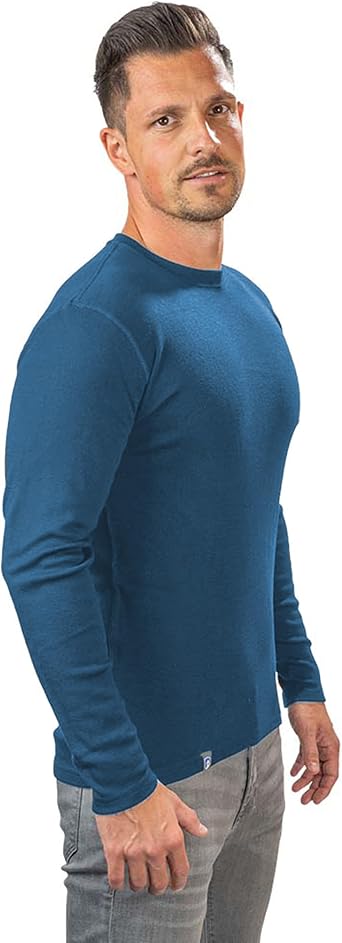 ALPIN LOACKER 100 Merino Long Sleeve Men's Long-Sleeved Shirt 230 g/m² Finest Merino Wool Underwear Long Sleeve Hiking Shirt Thermal Top for Outdoor and Sports