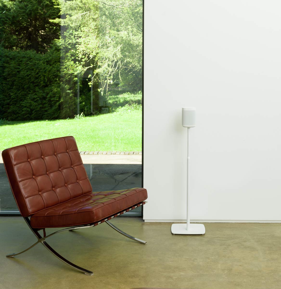 Flexson Supports sur Pied Réglables pour Sonos One, One SL et Play:1 - Blanc (Paire)