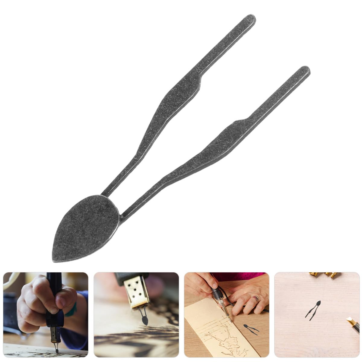 Abaodam Pointes de Pyrogravure Accessoires Précis pour Pyrogravure sur Bois en Fer 2pcs pour Travail Détaillé et Usage Polyvalent Outil pour Artisanat Créatif