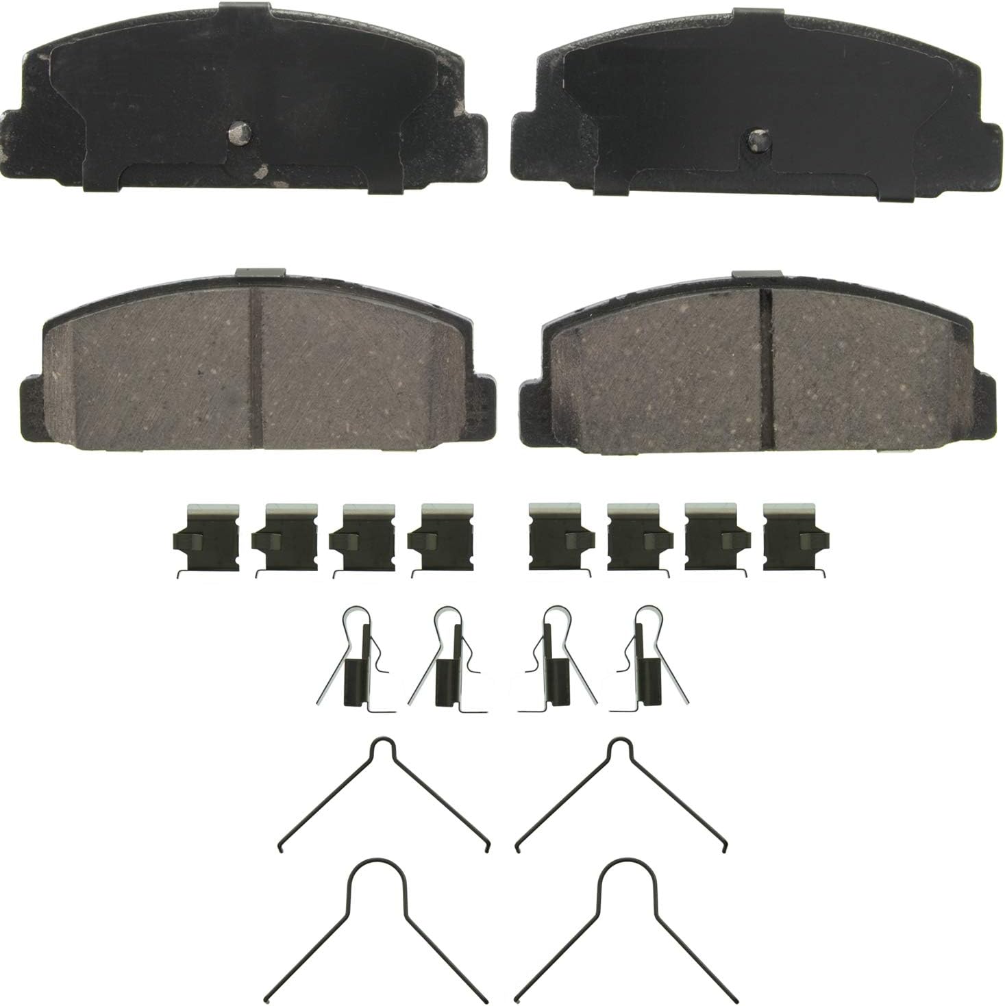 Wagner QS ZD482A Disc Brake Pad Set, Slotted for Enhanced Heat Dissipation, Fits 2003–2005 Mazda 6
