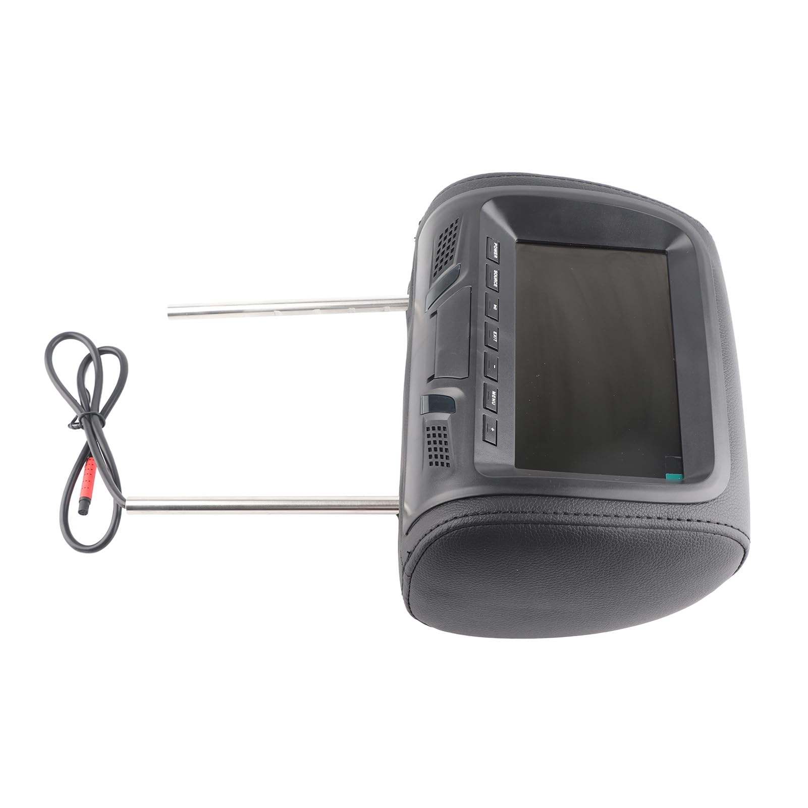 Universale Poggiatesta Monitor Kit, 7 Pollici Auto per Poggiatesta Monitor, Poggiatesta Video Media Player Mp5 Monitor per Auto Con Lettore Multimediale Video per Auto (Nero),Poggiatesta e braccioli