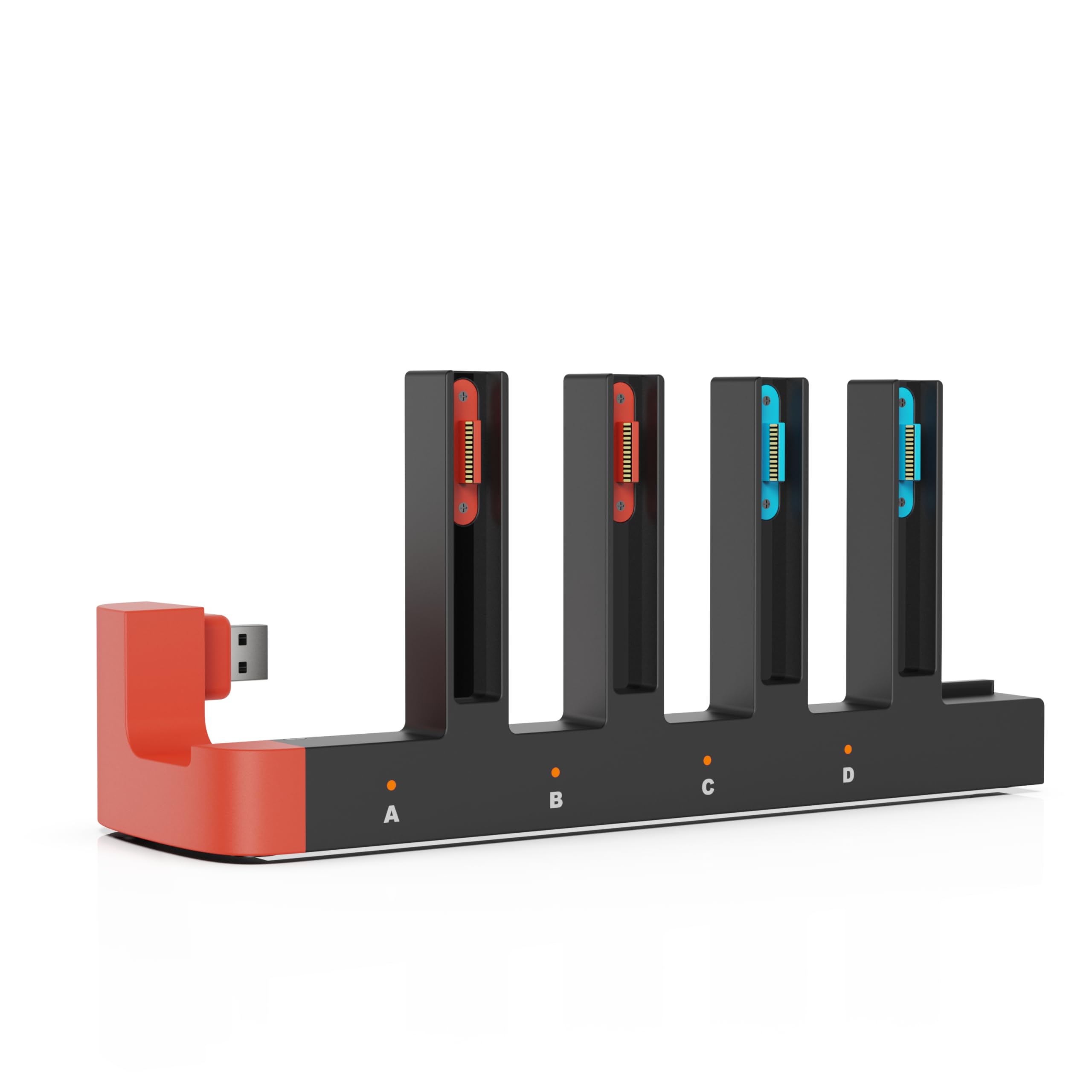 Base de Carga para Nintendo Switch 2, Joycon y Controladores con indicador de Carga LED, Carga rápida, Apagado automático, estación de Carga inalámbrica Switch 2 (Solo Compatible con Switch 2)