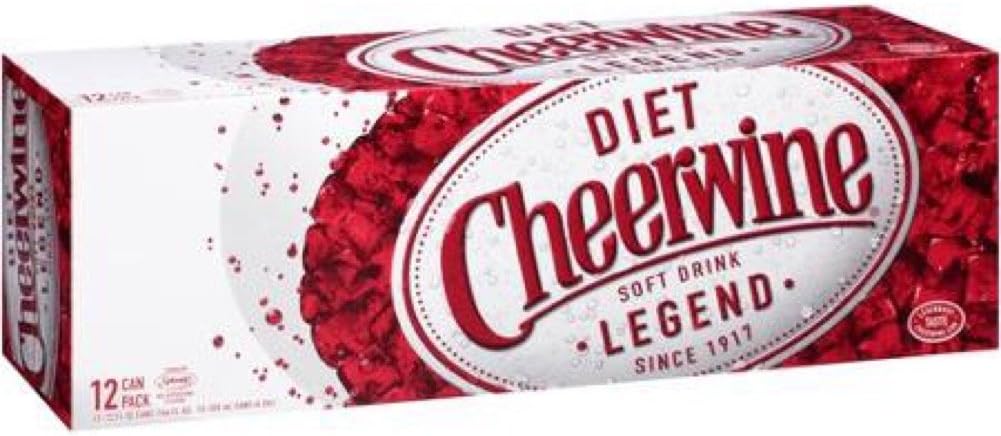 Diet Cherry Soda, 12 Ounce (48 Cans)
