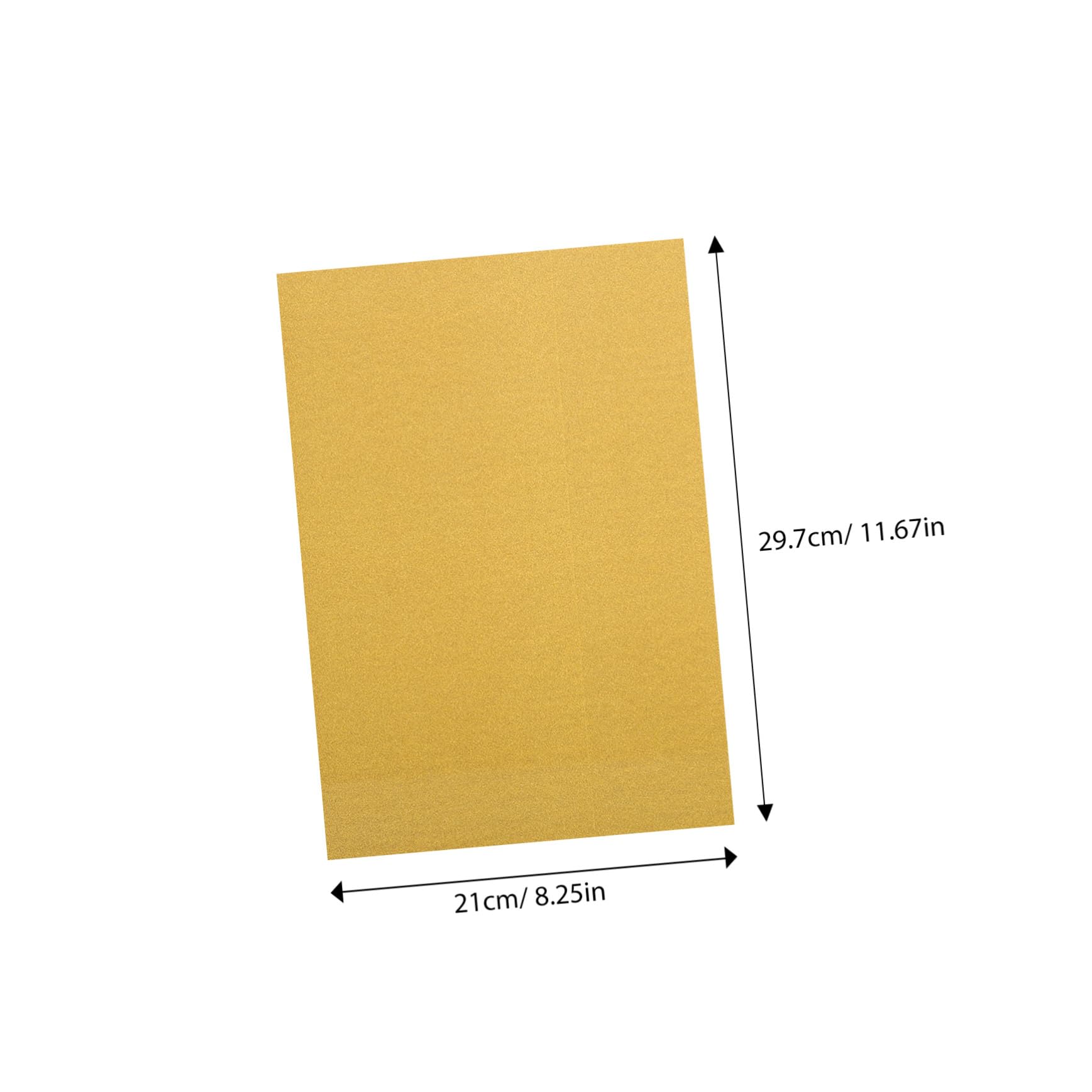 Papier Pailleté Argenté A4, 10 Feuilles Épaisses pour Bricolage