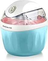 Vista 1 de OVENTE Máquina eléctrica de helados con tapa de fácil bloqueo, cuenco congelador de 1 cuarto de galón para yogur congelado saludable y casero