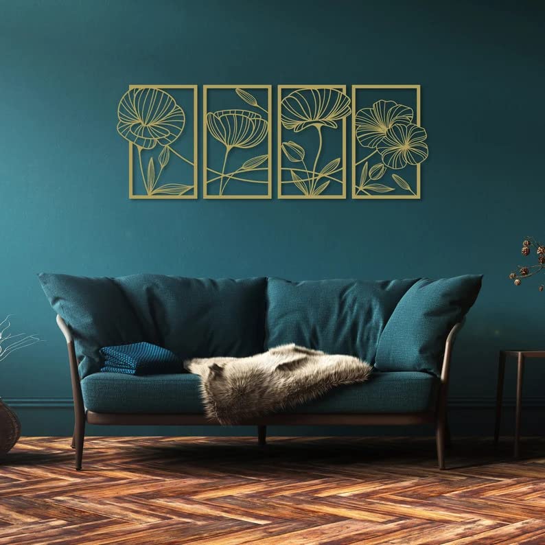 Coquelicots faits à la main pour illuminer votre chambre d'un effet 3D