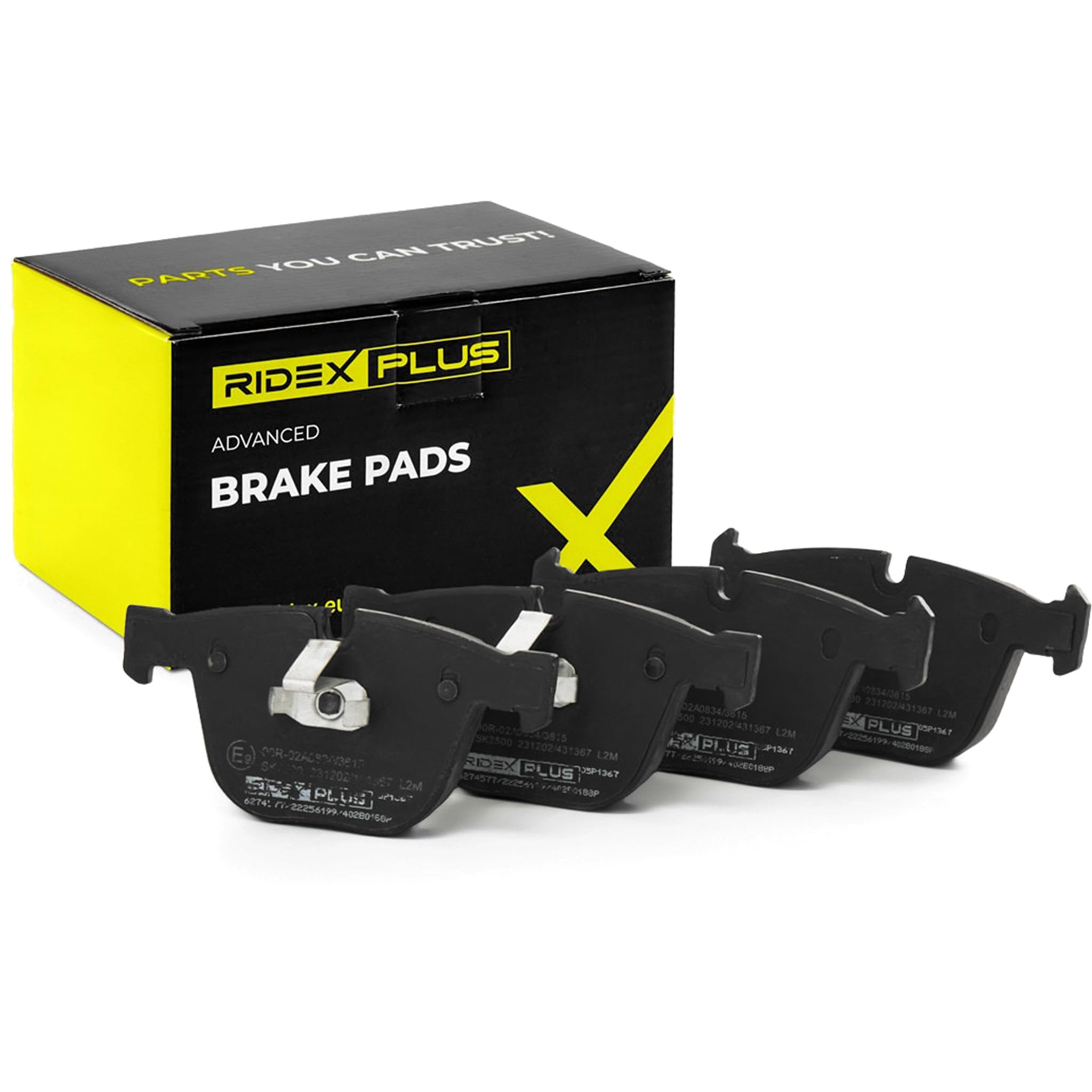 RIDEX PLUS 402B0188P Set d'assale Kit pastiglie freni Posteriore Compatibilità con BMW 3 Sedan E90