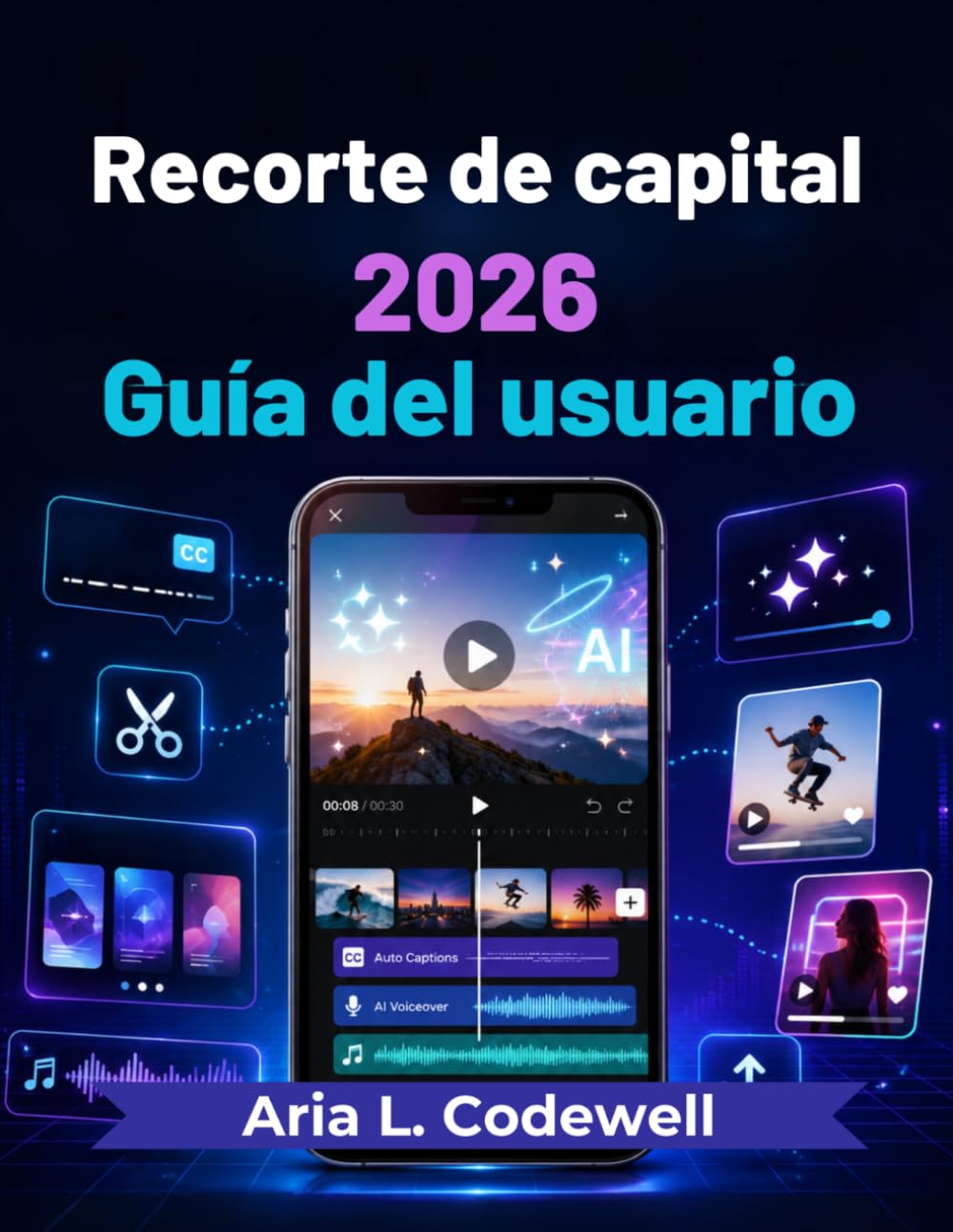 Recorte de capital 2026 Guía del usuario: Lecciones sencillas para la creación de vídeos con IA, Reels, Shorts, subtítulos automáticos, plantillas, efectos y crecimiento en redes sociales.