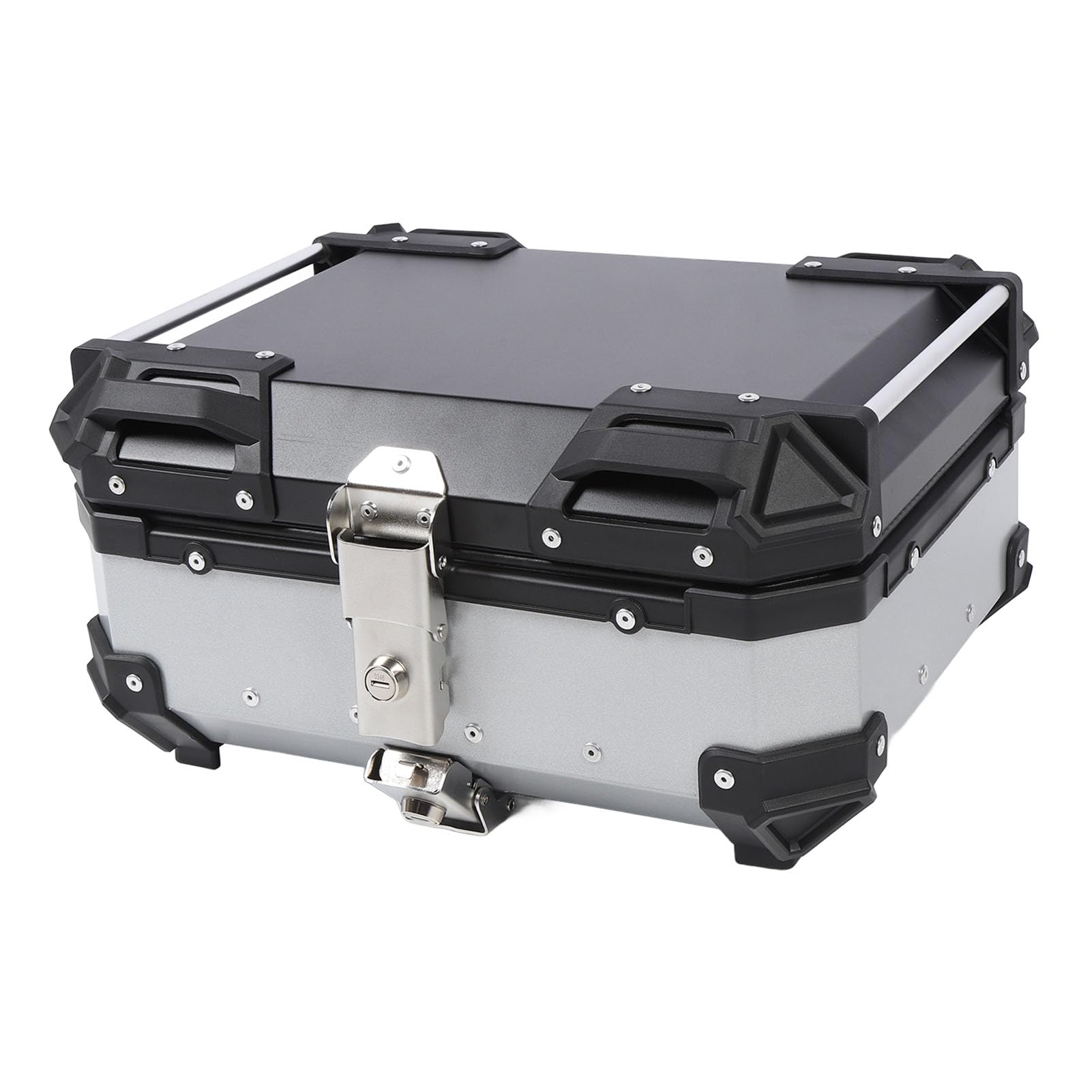 VBESTLIFE 25L Pojemnik Motocyklowy Aluminium Stop Szybkie Mocowanie
