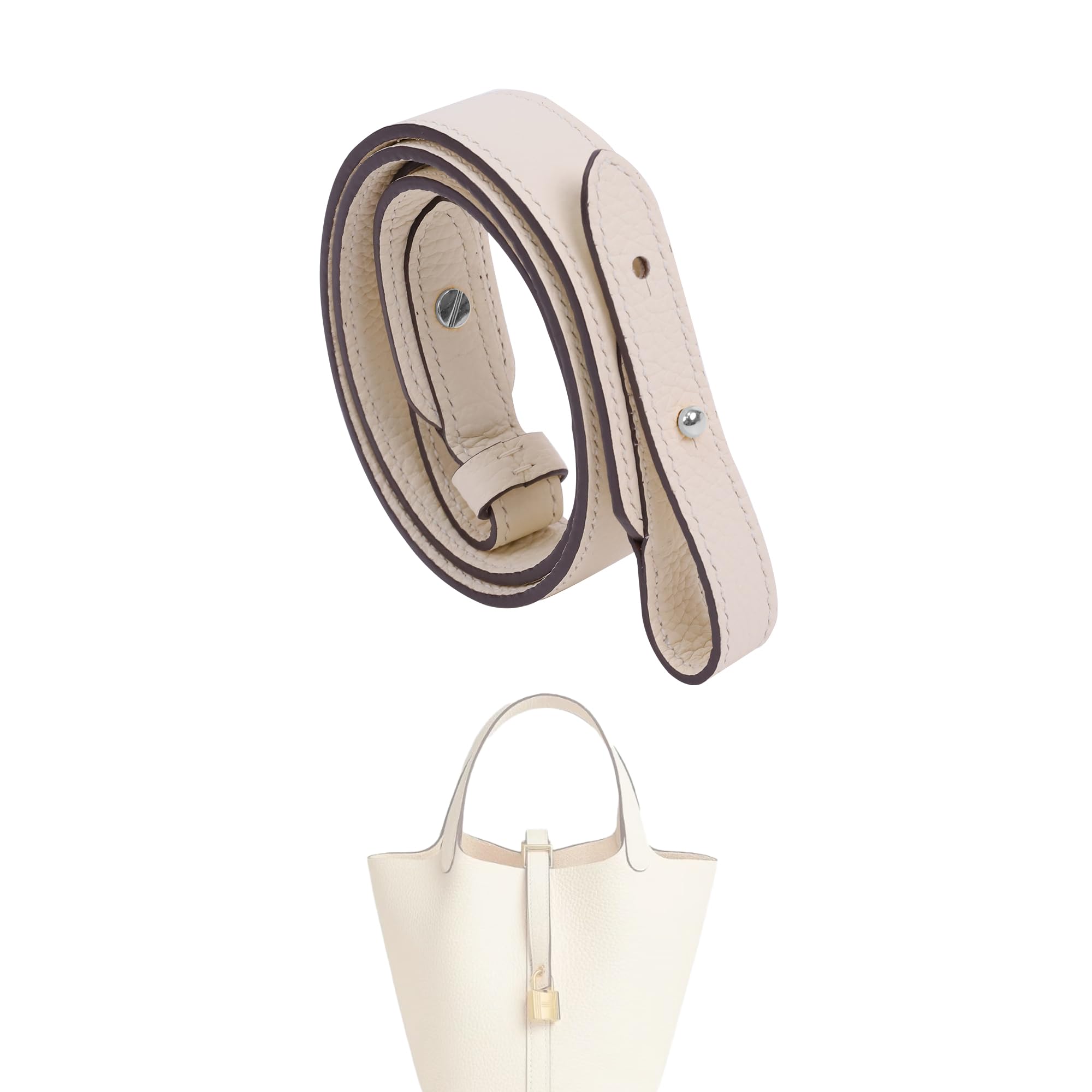 TC Leather Strap for Hermes Picotin/Lindy/Evelyne Bag