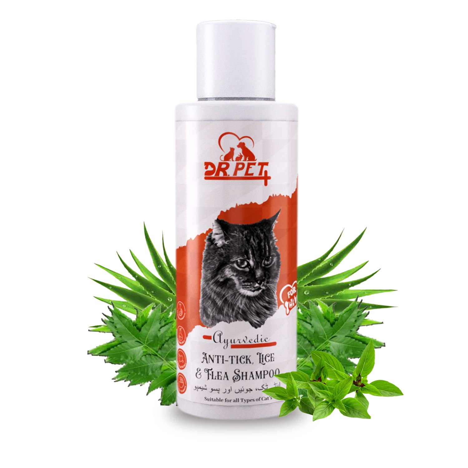 Dr. Pet Plus Luxury Professional Ayurvedic Anti-Tick, Lice & Flea Cat Shampoo | Protects Against Ticks, Fleas & Lice Anti-Itching | Cat Shampoo for Ticks and Fleas – Suitable for All Cat Breed -100Ml (B0C29CFXN9) Amazon Price History, Amazon Price Tracker