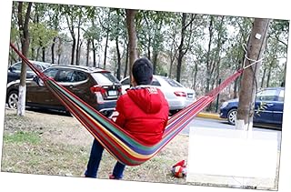 KOMBIUDA Rede De Viagem Rede Ao Ar Livre Rede De Acampamento Rede De Lona Rede De Balanço Balanço Rede De Jardim