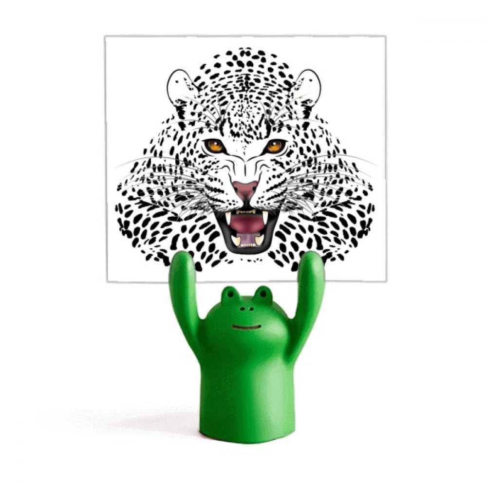 Support mémo tête de tigre grenouille décoratif pour le bureau - 4