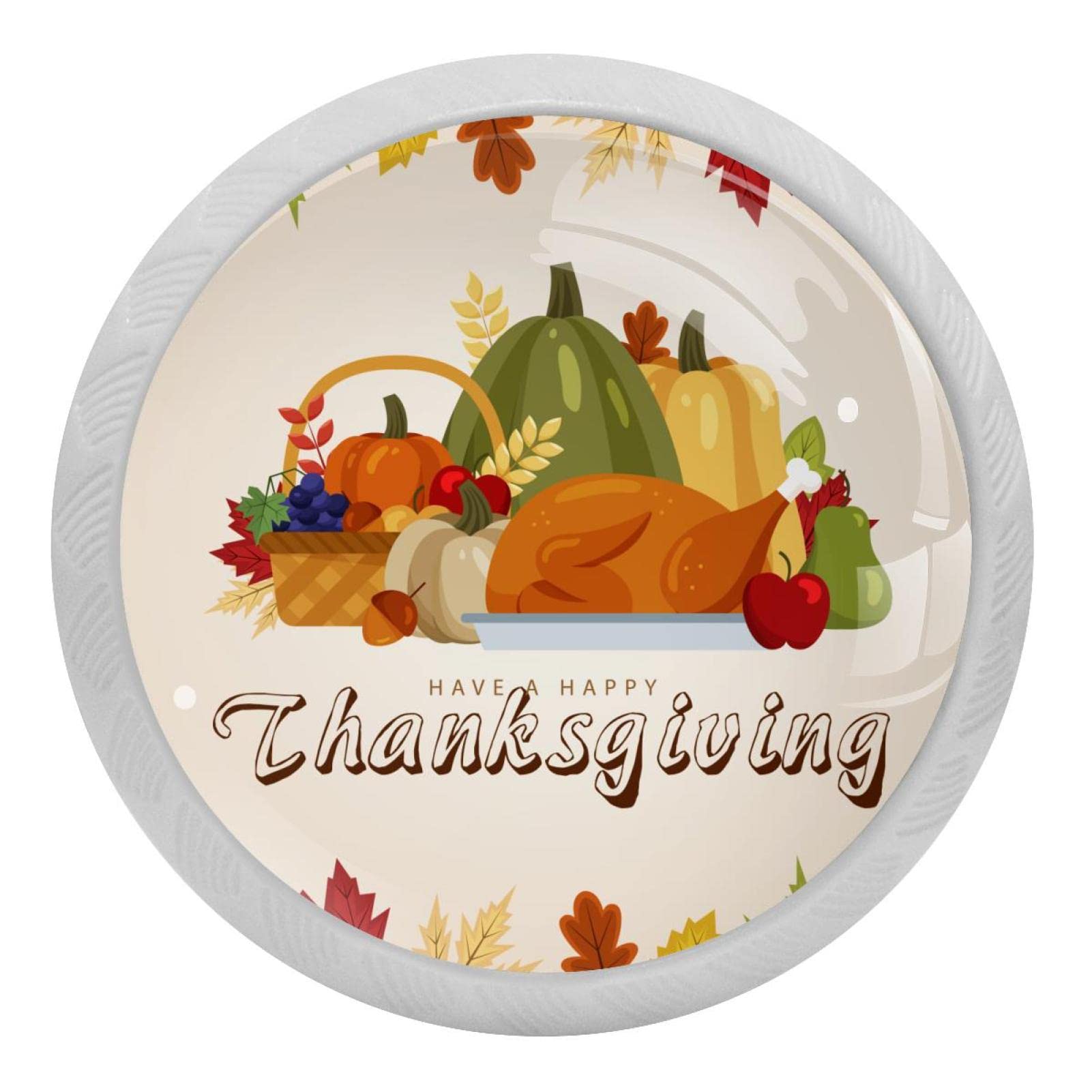 Poignées rondes fluorescentes pour illuminer votre cuisine lors de Thanksgiving