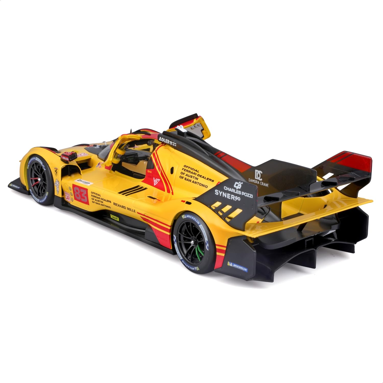 Amazon.com: Ferrari 499P #83 Kubica AF CORSE LMH FIA Hypercar 1:18
