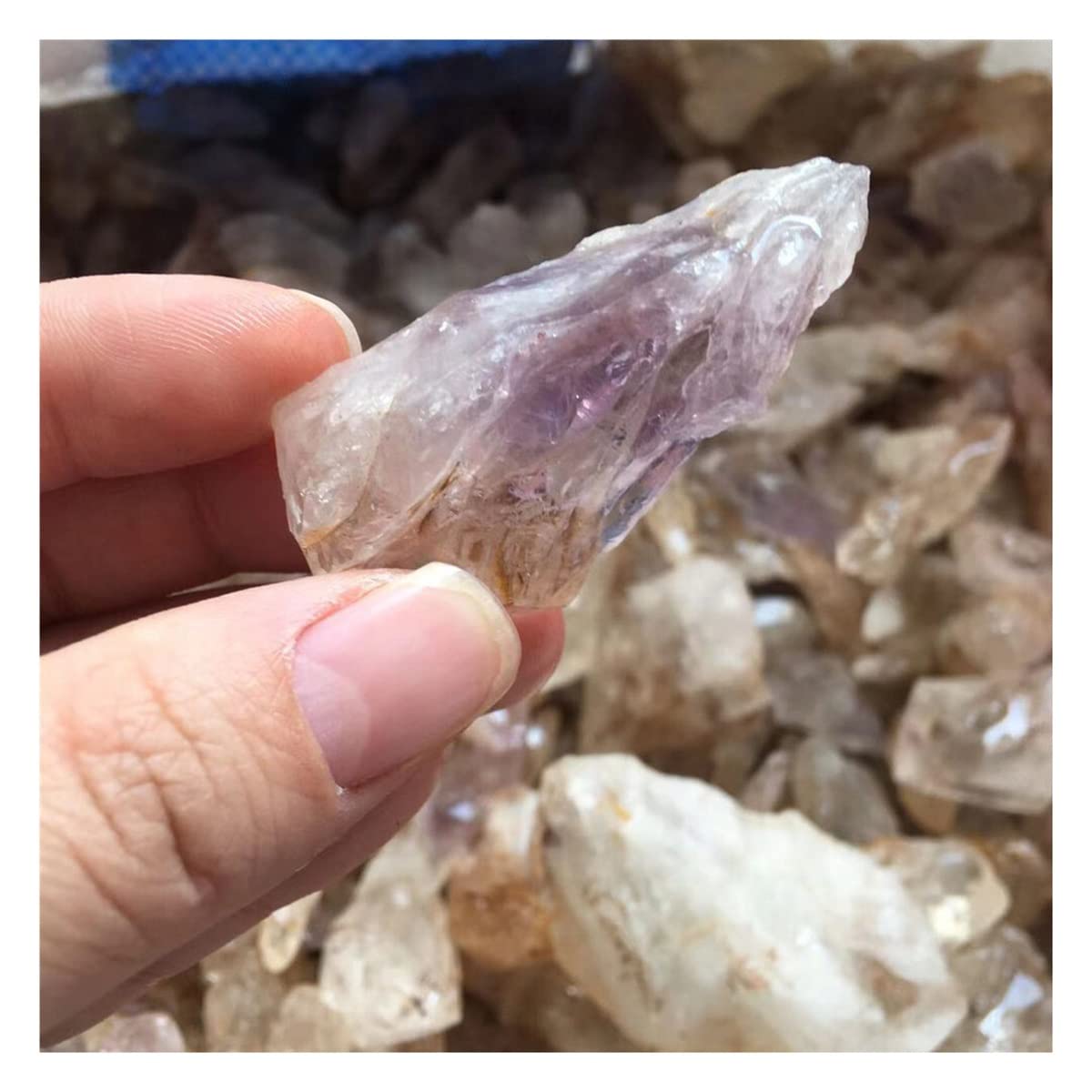 Pierre de Cristal Quartz Naturel Super Seven : Purifiez l'Atmosphère de Votre Maison