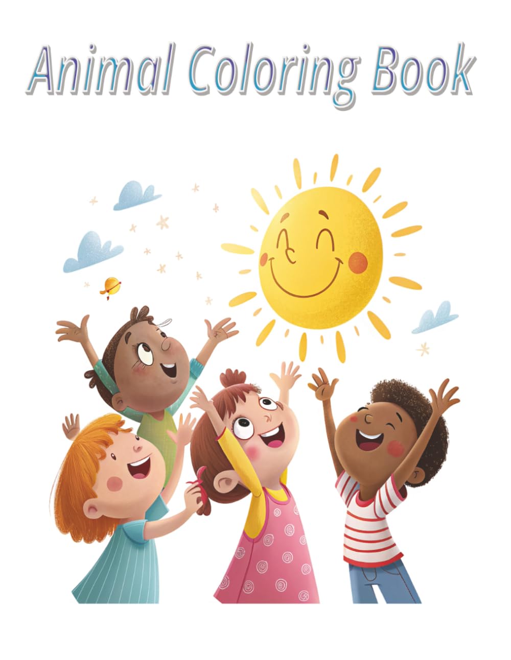 Animal Coloring book: Children's easy book for fun