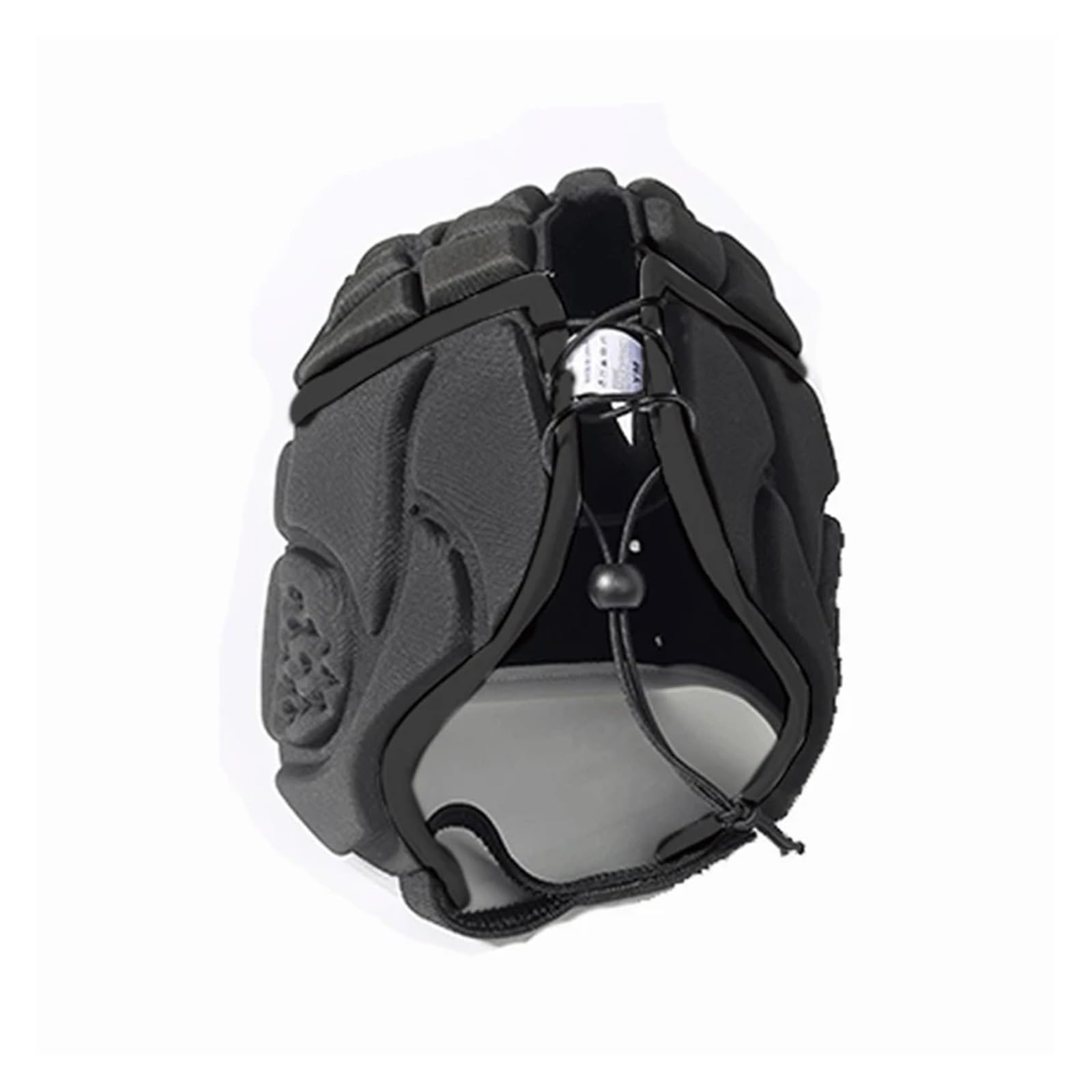 Football Helmet Rugby Headguards Padded Helmet Reduce Impact Collision for Protection Padding Soft for Headgear Protective Gear(Black)