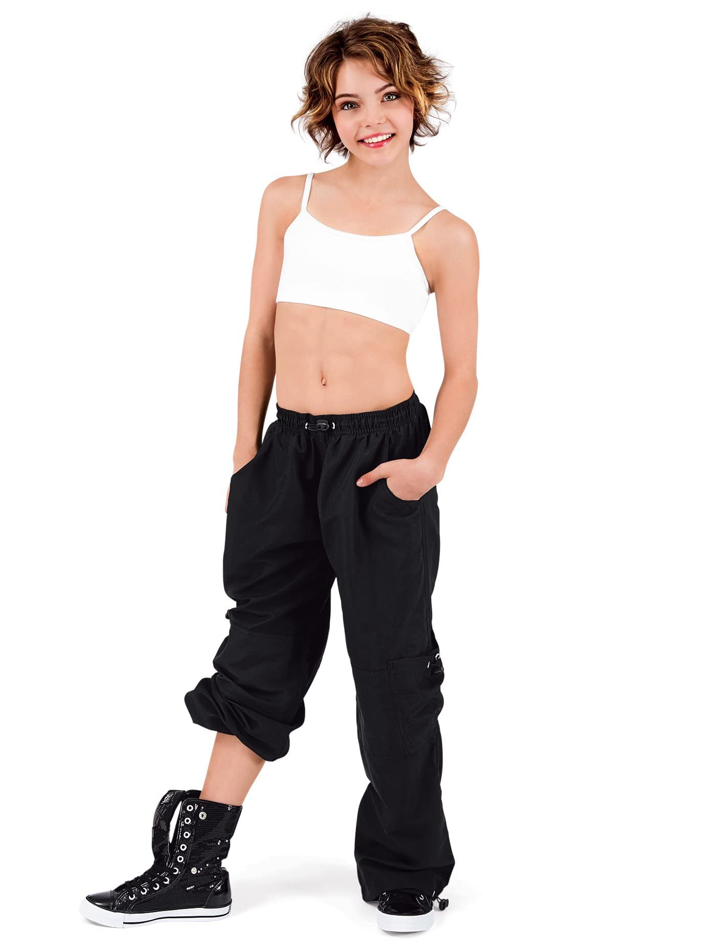 Natalie DancewearChild Cargo Pants with Drawstring Waist