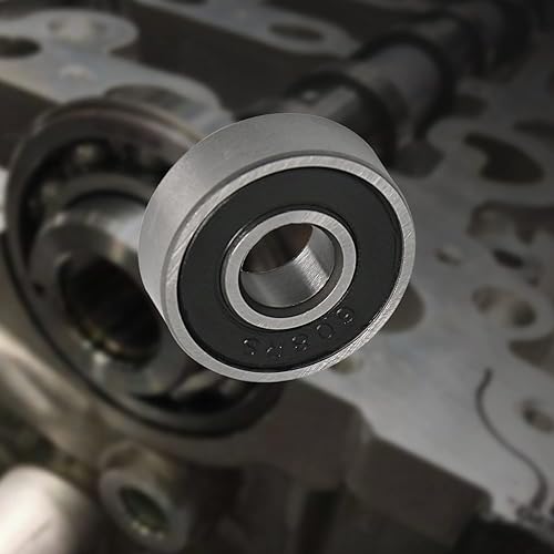 Miniatura 5 de Aopin 608-RS - Rodamientos de bolas de 0.31 x diámetro exterior de 0.86 pulgadas, doble goma sellada en miniatura, aplicable para patinetas,