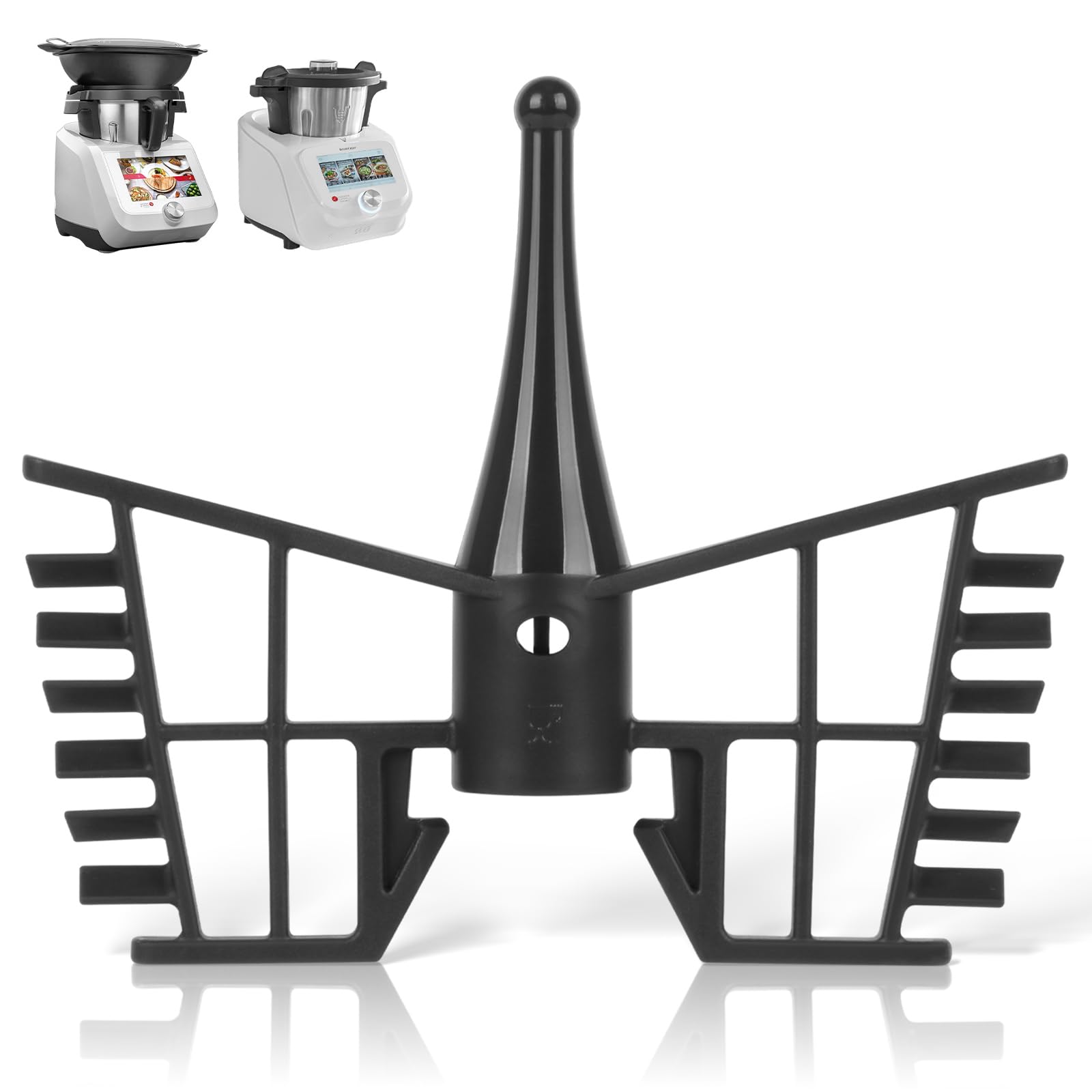 Batidor de Mariposa de Repuesto, Mariposa Mezclador, Compatible con Monsieur Cuisine connect y smart, Accesorio Batidor Ideal para Preparar Postres Cremosos, Nata y Claras Montadas