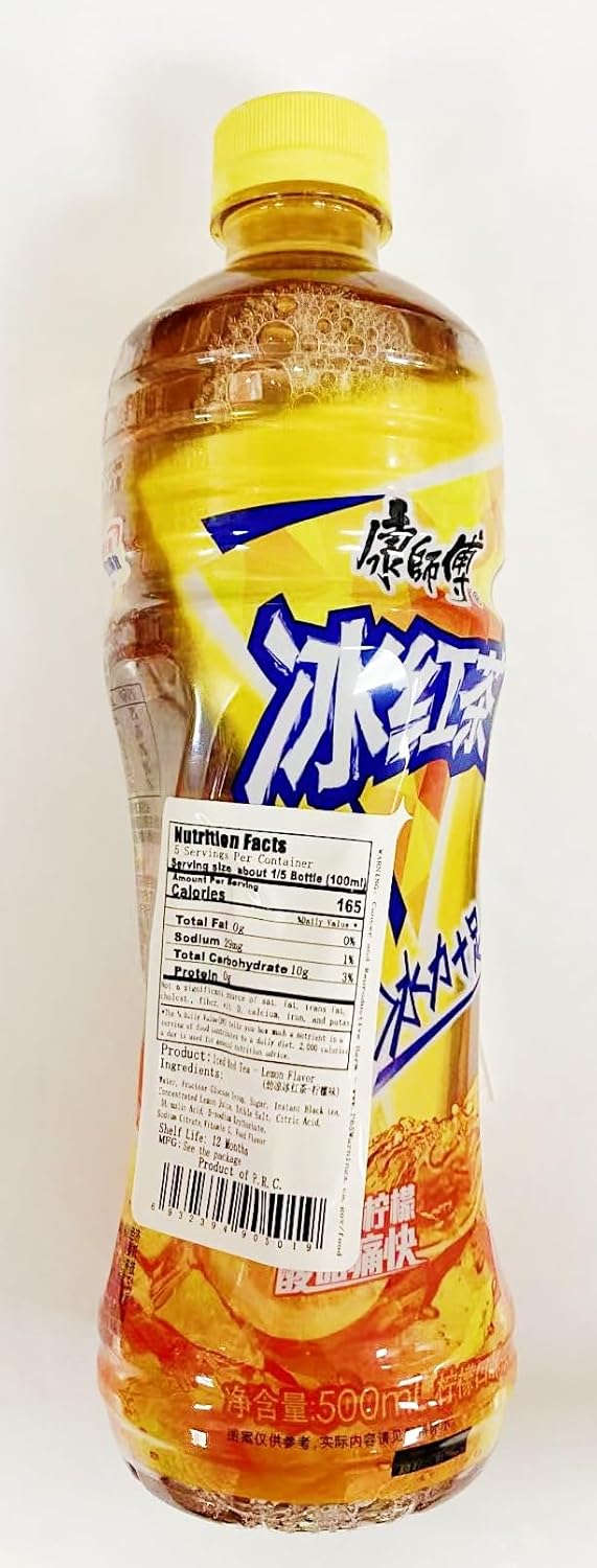Chinese Lemon Tea Drink, 500ml,6 Bottles