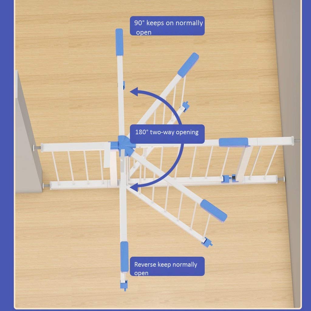 Peña Playpens Baby Safety Gate, Cerca de la Puerta Del Bebé Presión de la Escalera Ajuste para Niños Pequeños Mascotas Pasta de Balaustres/166-172Cm