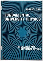 Fundamental University Physics: Quantum and Statistical Physics Volume III B0000COBZV Book Cover