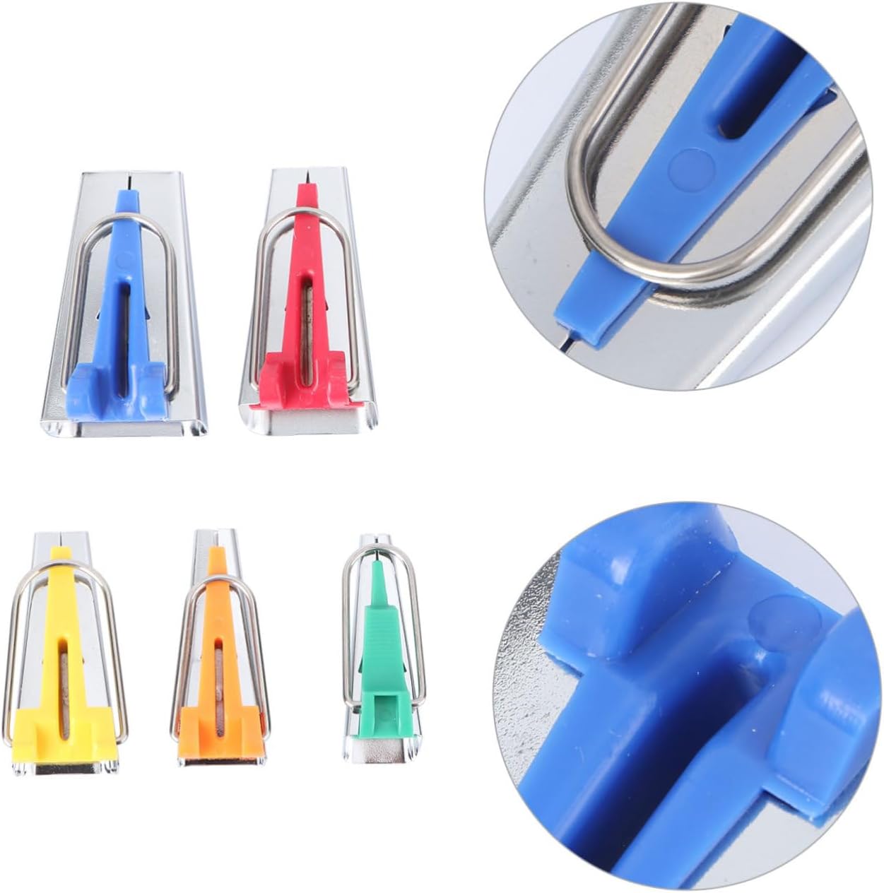 COOPHYA 5pcs Sewing Machine Tape Maker Set Bias Tape Makers Quick Edger Set Sewing Gadget Seam Guide Tool