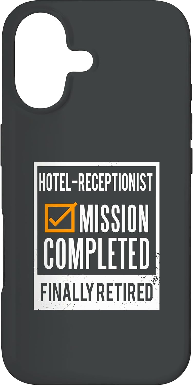 Retirement Gift idea Retired Hotel-Receptionist Case for iPhone 17