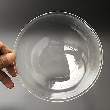 5.8 Inch 147mm Diamater, 90mm High, Acrylic Replacement Transparent Clear Camera Dome Cover Security Camera Housing, Plexiglass Camera Protective Lens Cap, Pet Nest Hammock Skylight Window
