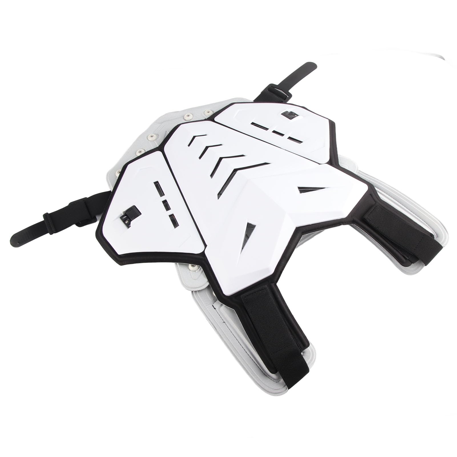 Chaleco de Motocicleta Armadura Resistente a los Golpes Diseño Libremente Ajustable para Ciclistas Adultos Material de Espuma Suave 47x40cm