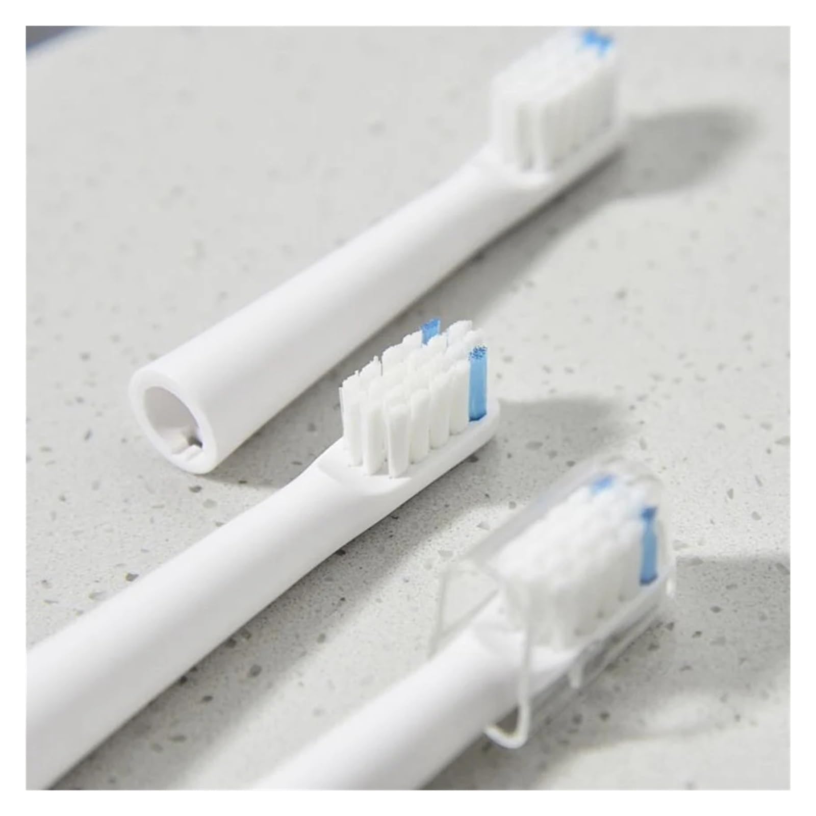 Ersatzbürstenköpfe, kompatibel mit Realme, N1 N2 | Kunststoff Zahnbürstenköpfe für elektrische Zahnbürsten, RTX2103 SN301(16PCS WHITE)