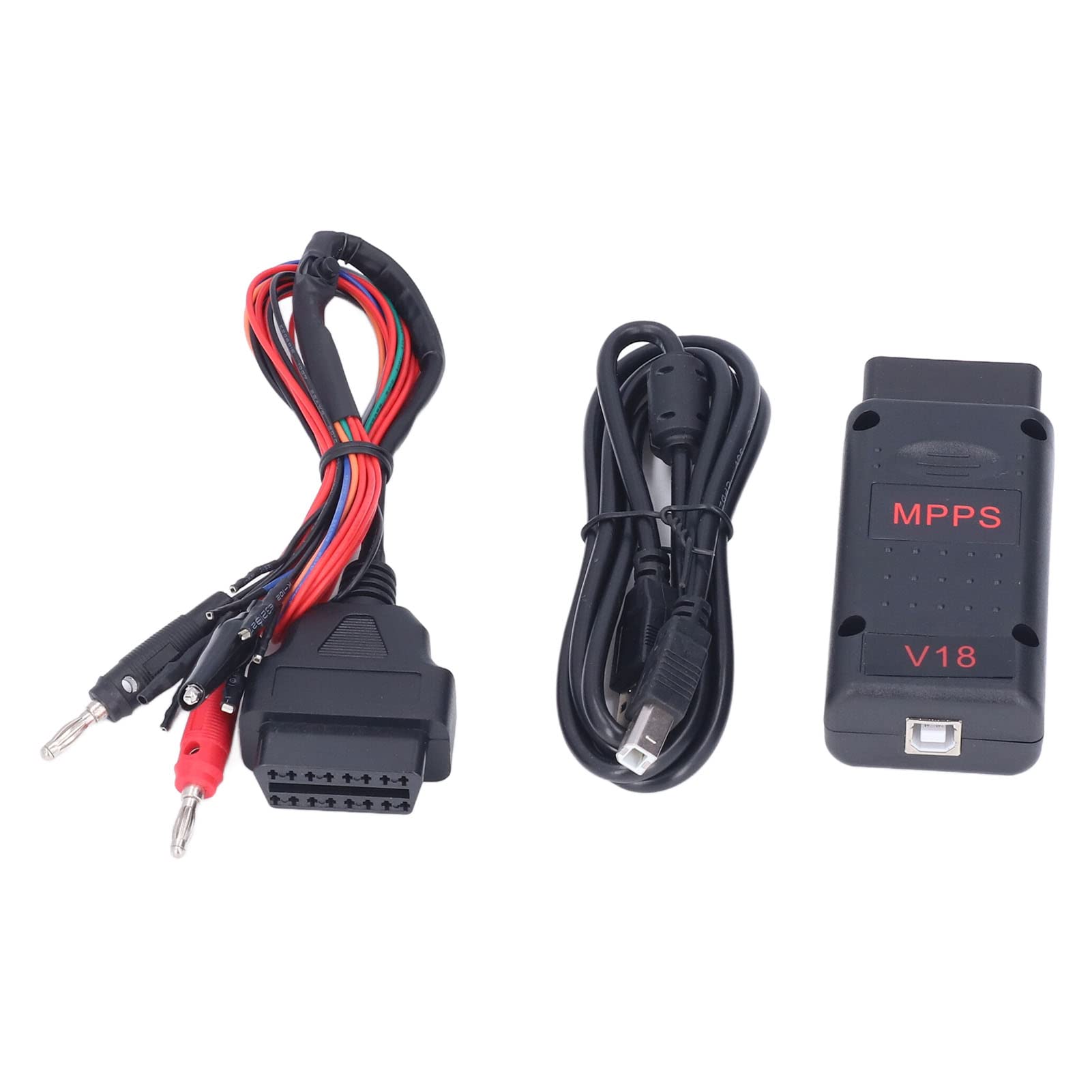Buachois Strumento diagnostico per auto, interfaccia per chip tuning ECU, scanner OBD2, programmatore per, MPPS V18, lettura e scrittura memoria