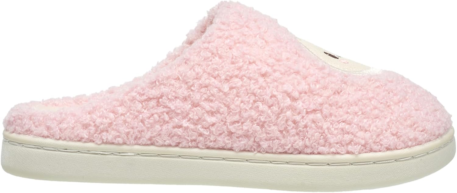 AEROPOSTALE Women's Slippers - Fuzzy Cushioned Comfort Slip-On House Shoes Clog Slipper, Indoor Outdoor Slippers - Printed Design- Slippers for Women