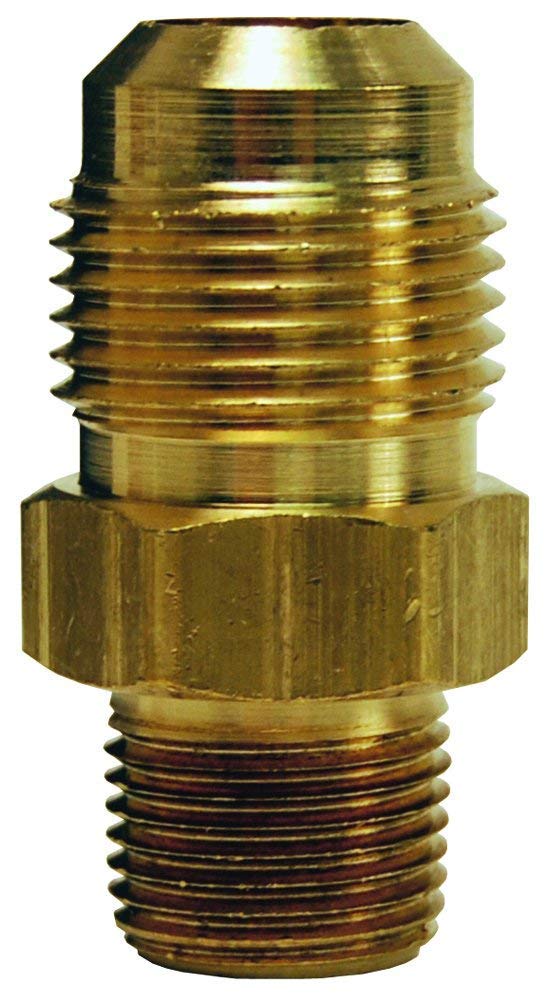 Parker Hannifin 48F84pk5 Male Connector, Brass, 45 Degree Flare