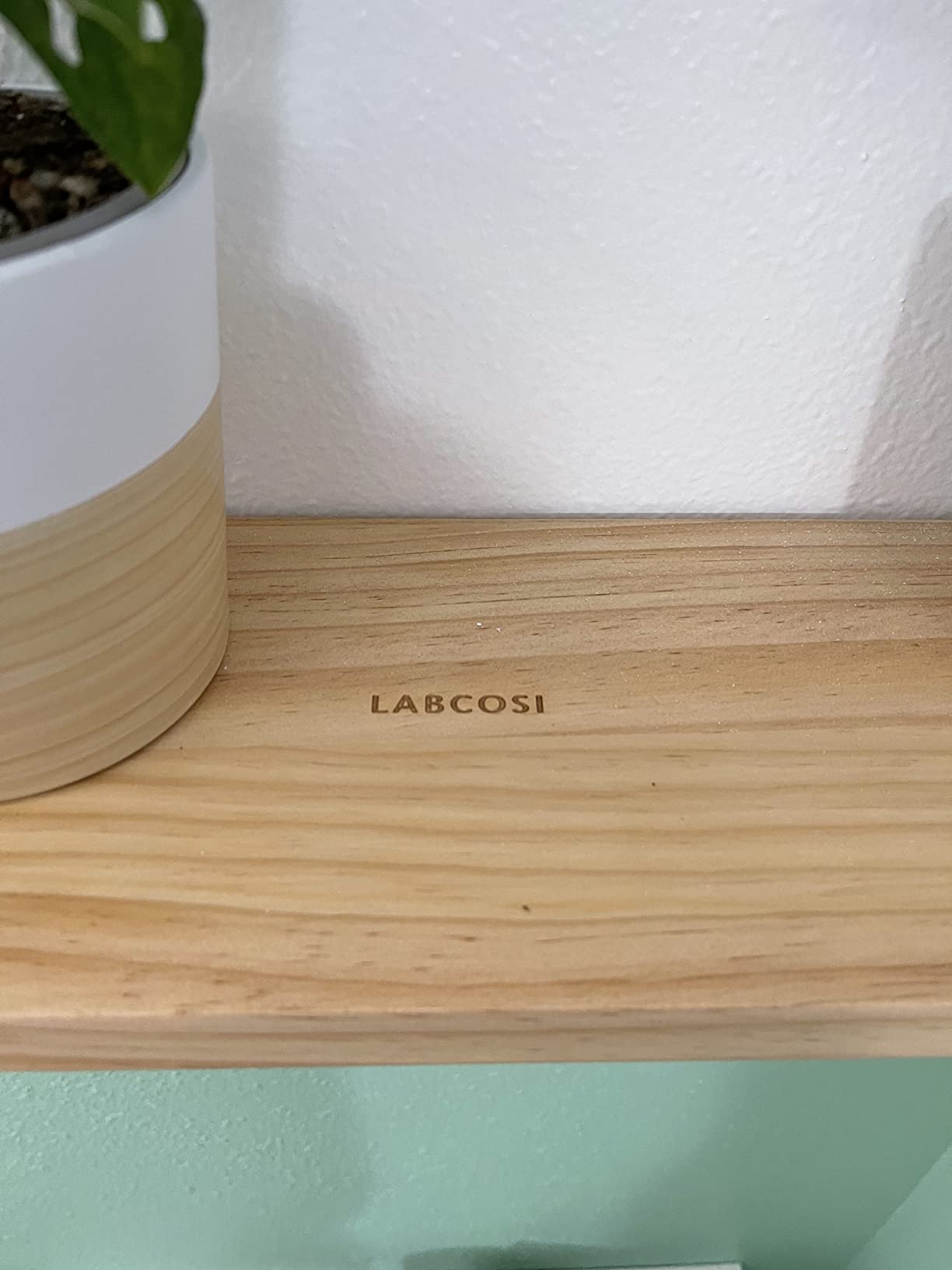 6/mo Finance Labcosi White Floating Shelves for Bathroom, Living