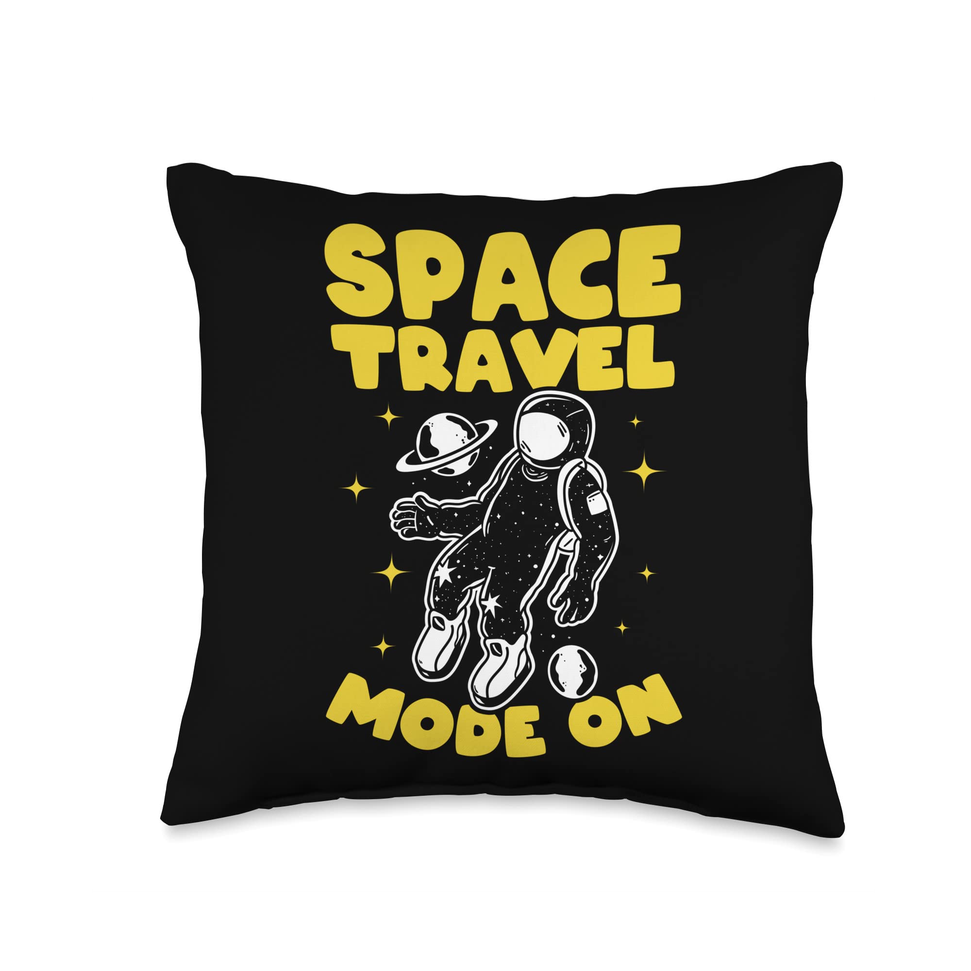 Space Travel Aerospace Space ExplorationAerospace Travel Mode On-Space Exploration Astronaut Throw Pillow, 16x16, Multicolor