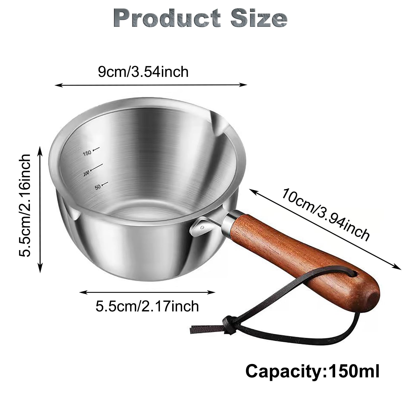 Stainless Steel Butter Warmer Pot - Melt & Serve! -2