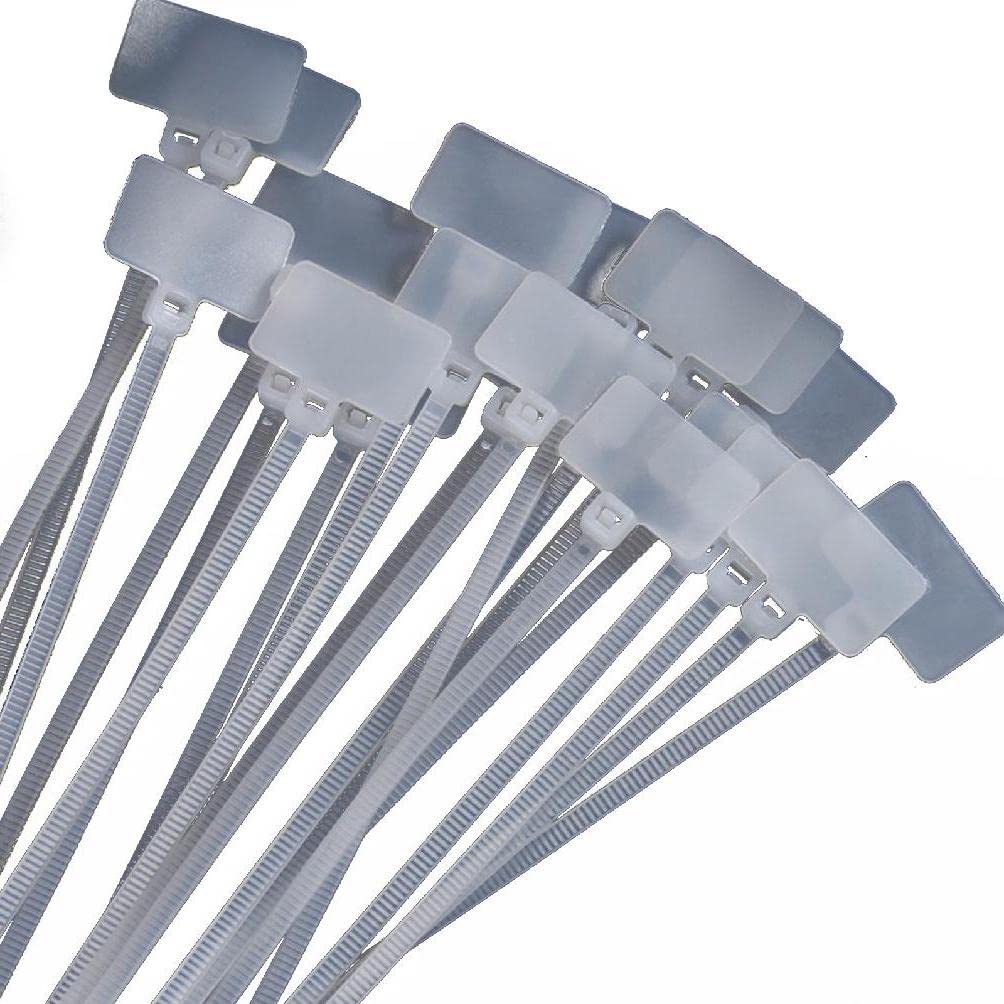 Attaches de fil en plastique pour signalisation logistique et serrage de c&acirc;bles noirs